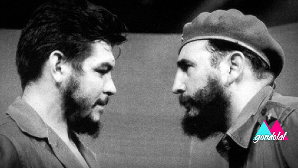 Che Guevara és Fidel Castro, akik benéztek Kádárhoz egy krumplilevesre